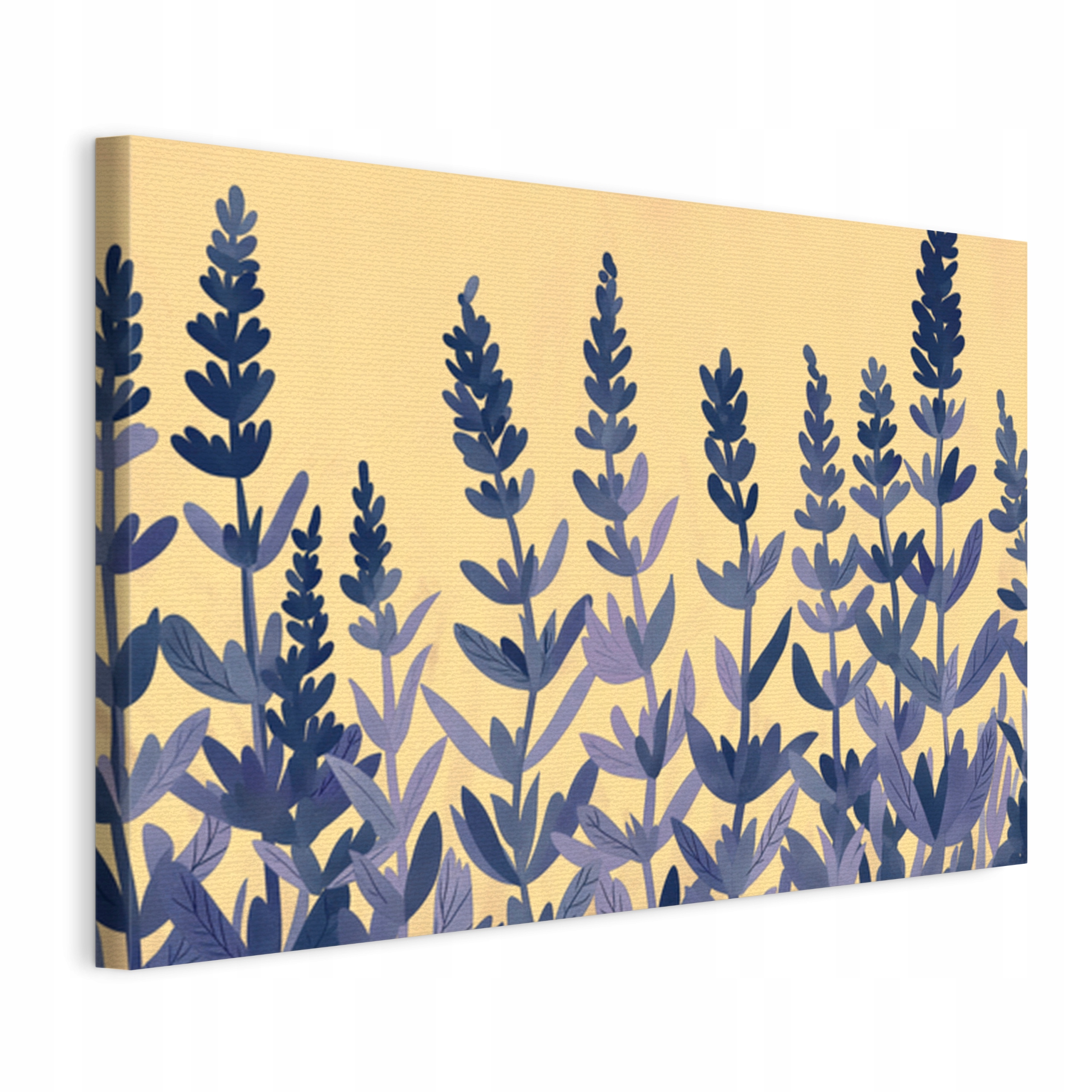 Obraz na plátně Levandule Modrá Žluté Pozadí canvas 75x50