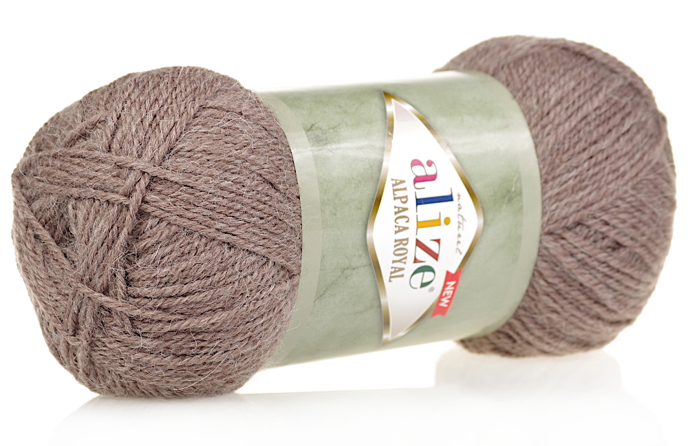 Włóczka Alize Alpaca Royal New Nr 688 Brązowa