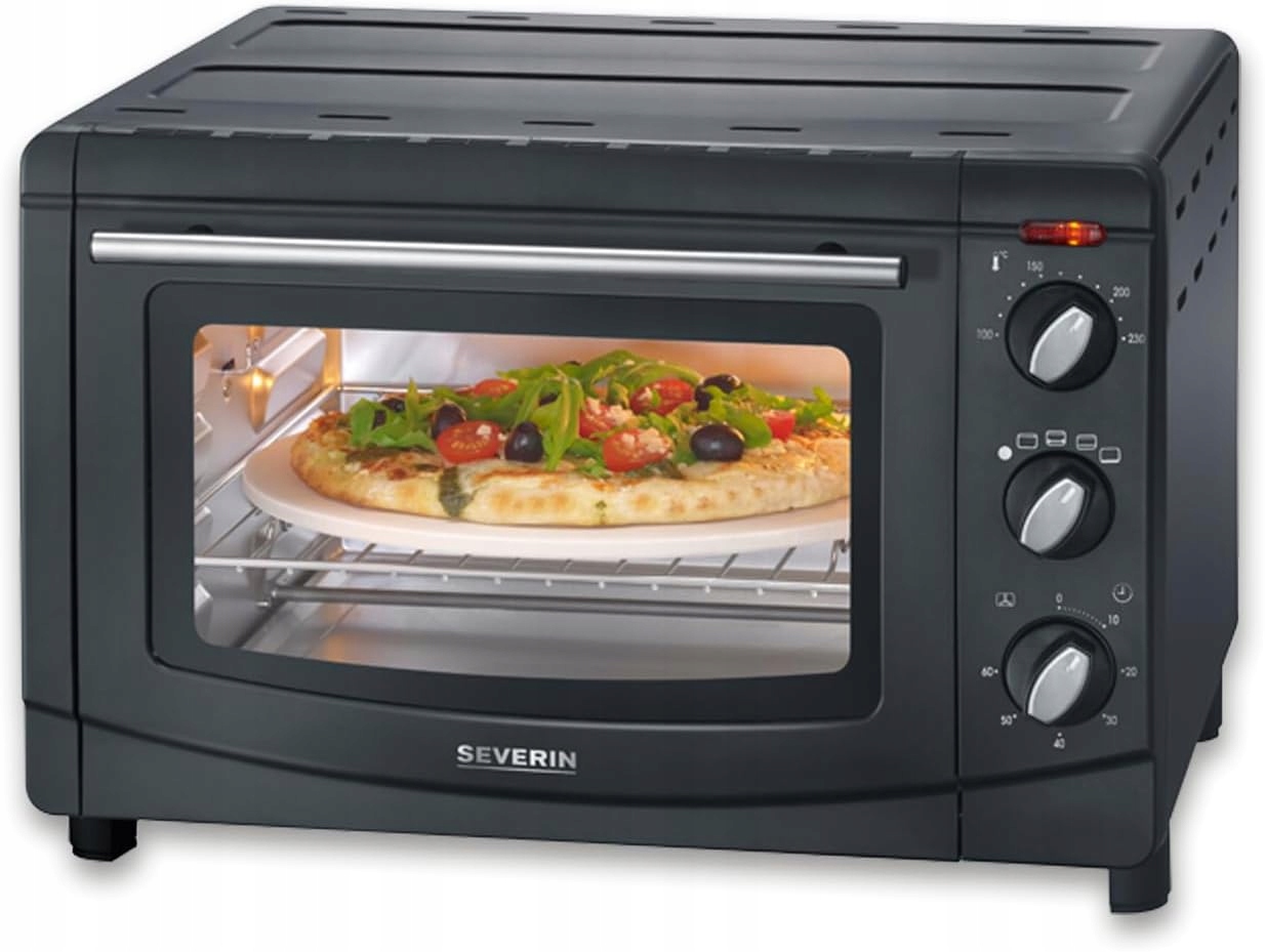 Elektrická Trouba 20 L Konvekční Rožeň Pizza Časovač 230°