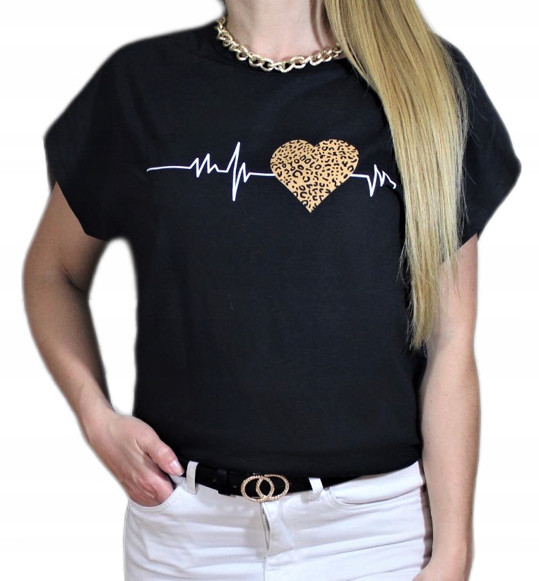 

Bluzka Koszulka T-shirt Nadruk Dużo Wzorów 2XL 44