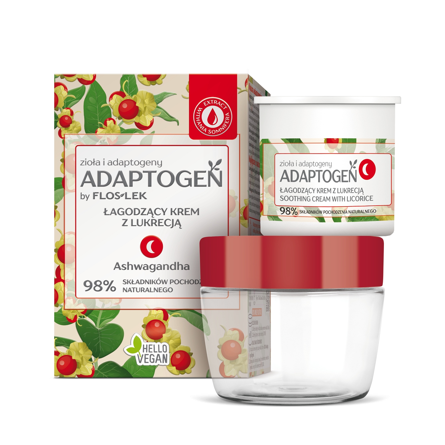 

Adaptogen Łagodzący krem z lukrecją na noc 50 ml
