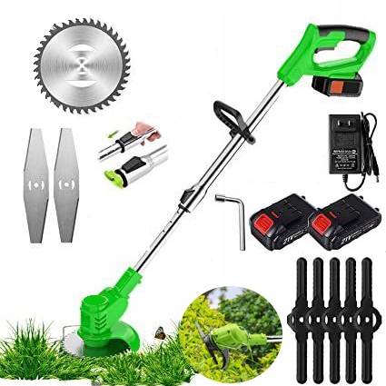 Sekačka Na Trávu Nabíjecí, Elektrická Sekačka Na Trávu 21V,130W,90STUPŇOVÁ Teleskopická