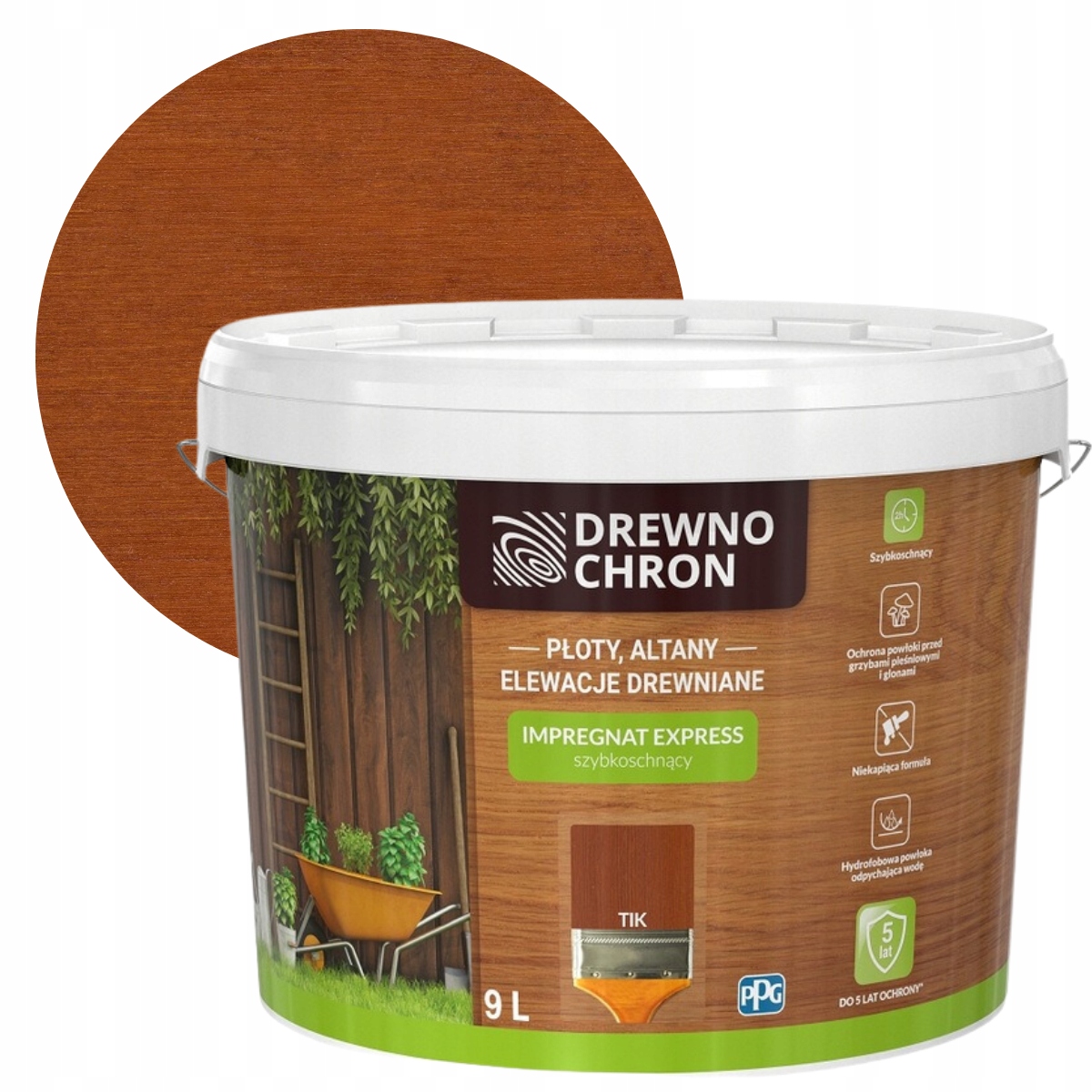 Drewnochron Impregnat Express 9L Tik