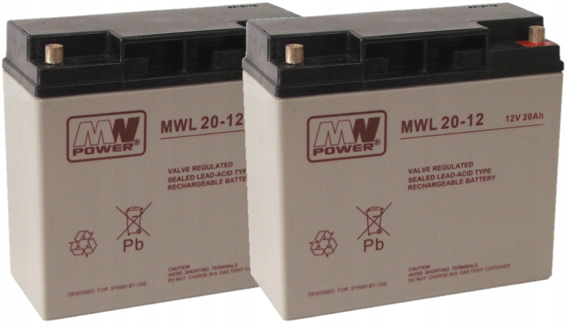 APCRBC50 RBC 50 #50 ZESTAW AKUMULATORÓW PAKIET BATERII UPS APC 2x MWL 20-12