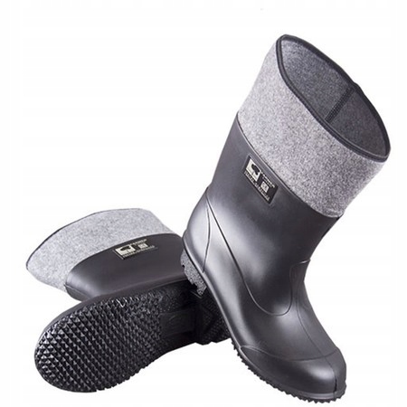 Gumofilce Ocieplane Filcem Kalosze Nieprzemakalne Wzór dominujący bez wzoru