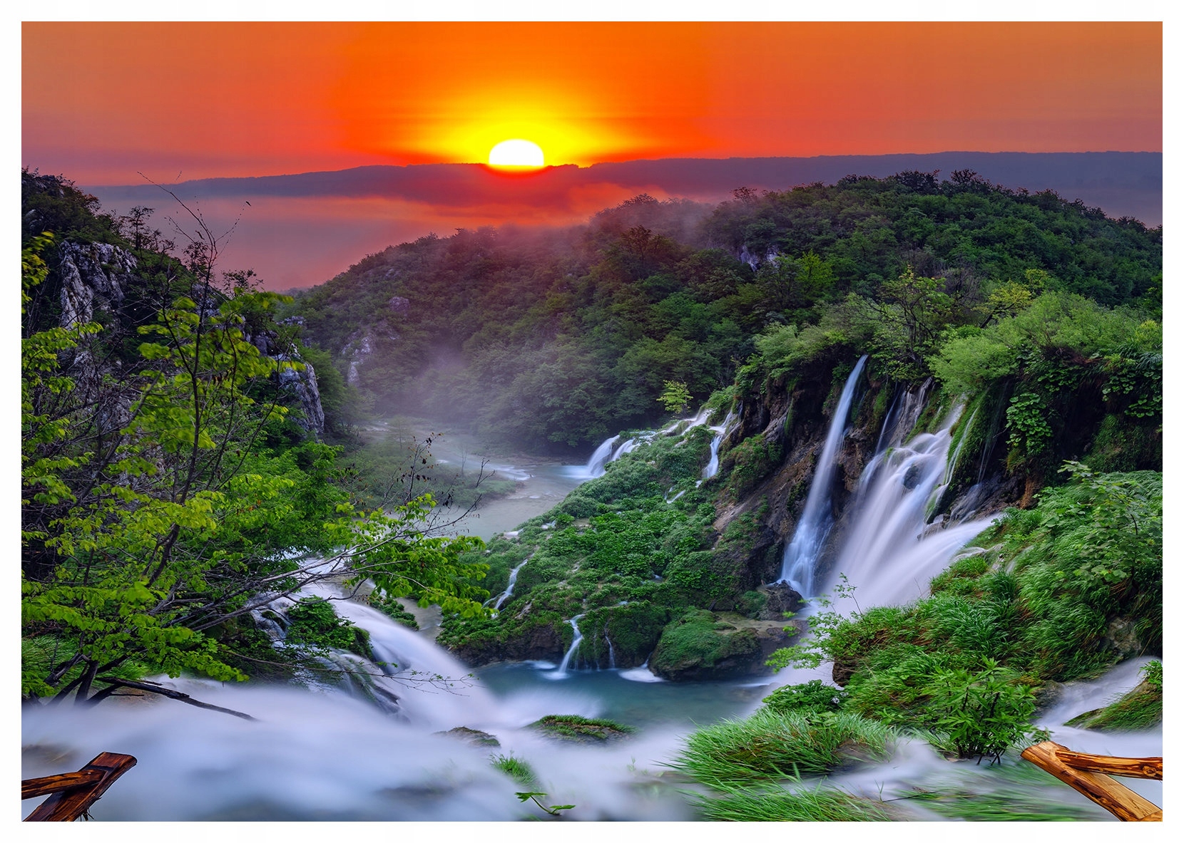 Fototapeta Vodopády hory Krajina 312x219 vinylová harmonie a příroda lepidlo