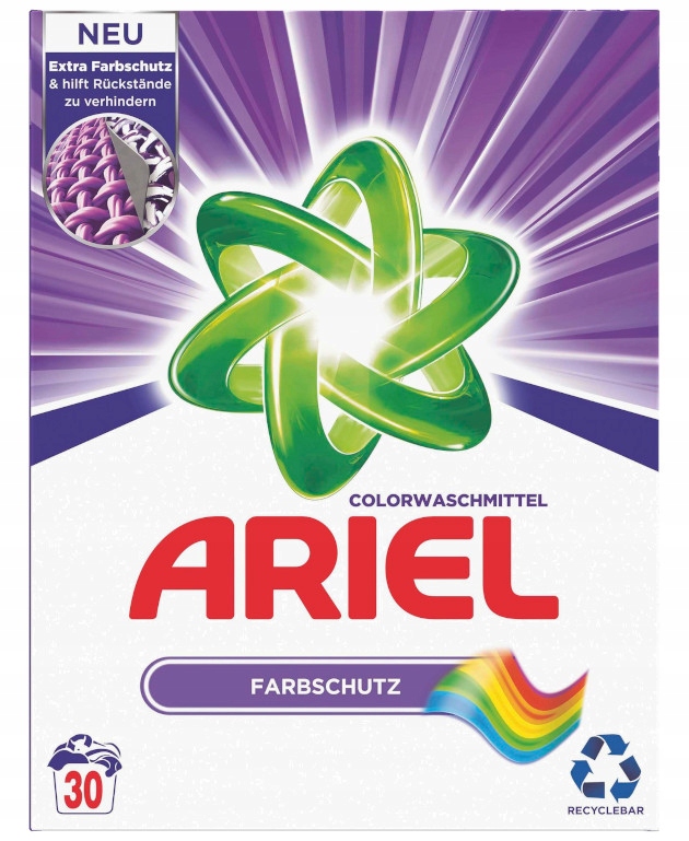 

Ariel Color Proszek do Prania Kolor 30pr 1.95 kg