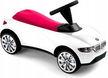 OE BMW BABY RACER III JEŹDZIK BIAŁO-MALINOWY