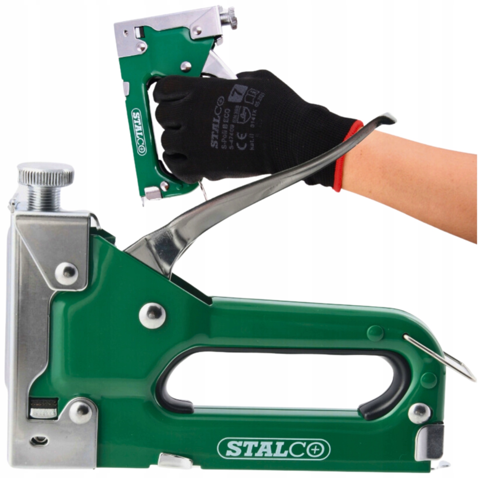 ZSZYWACZ TAPICERSKI TAKER DO ZSZYWEK MOCNY 4-14MM STALCO + ZSZYWKI 8mm Seria Premium