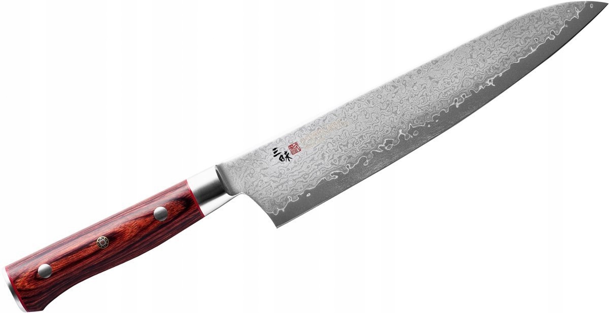 Mcusta Zanmai Gytuo 210 mm Damast VG10 Pakka Wood