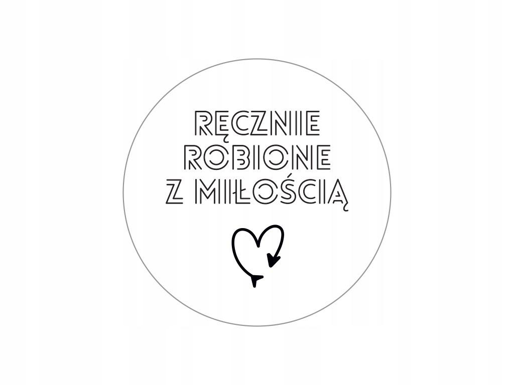 

Naklejki Ręcznie Robione z Miłością Fi 30mm
