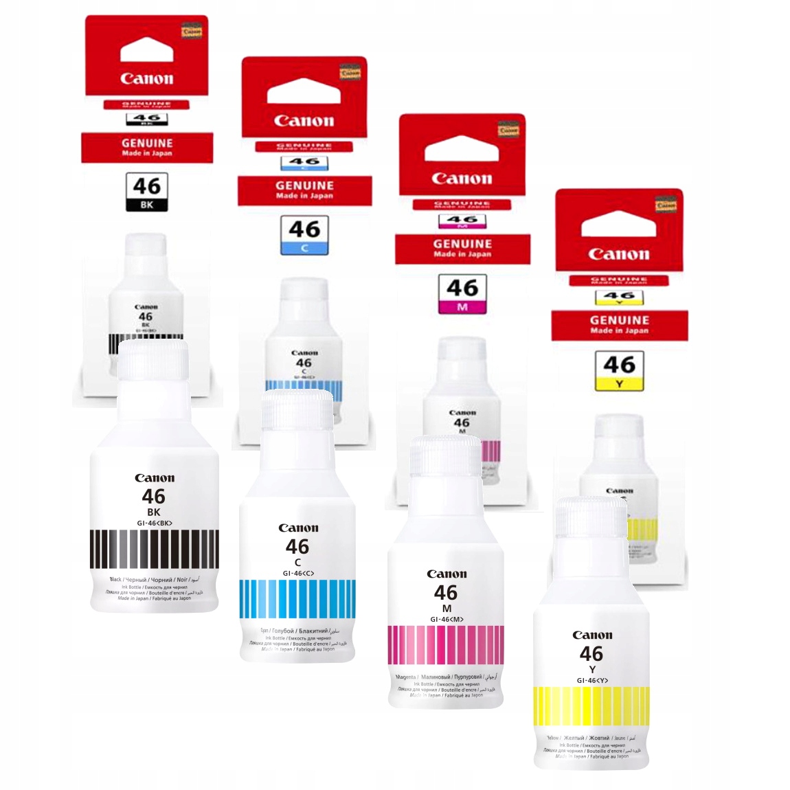 Tusze Canon GI-46 Maxify GX3040 GX4040 GX5540 GX5040 GX6040 GX7000 GX6050