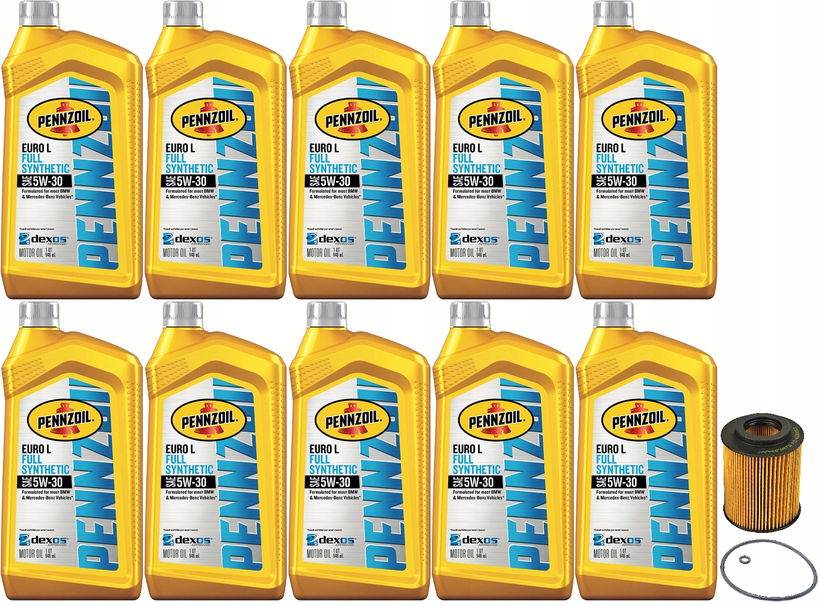 PENNZOIL 5W30 + FILTR GRAND CHEROKEE 3,0 2005-2010