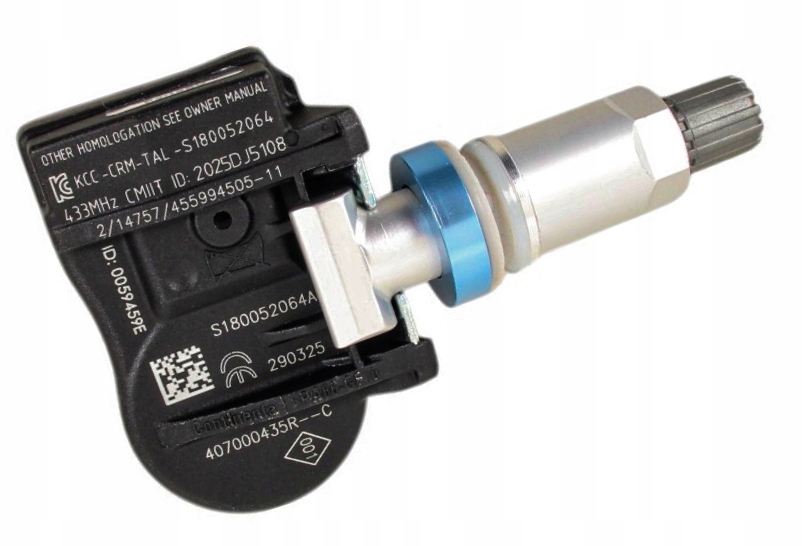 CZUJNIK CIŚNIENIA OPON KÓŁ TPMS RENAULT FLUENCE LATITUDE ZOE 407000435R
