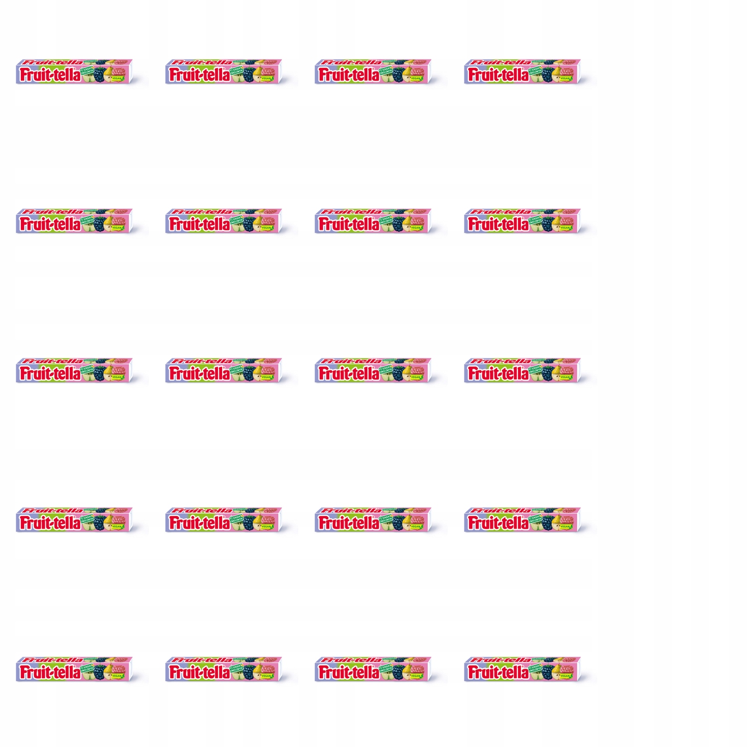 Levně 20 x 41 g Fruittella žvýkačky ovocná zahrada Karton