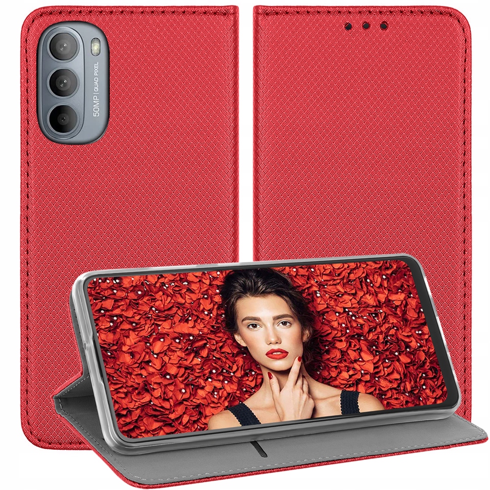 

Etui Smart Magnet Szkło do Motorola Moto G52 G82