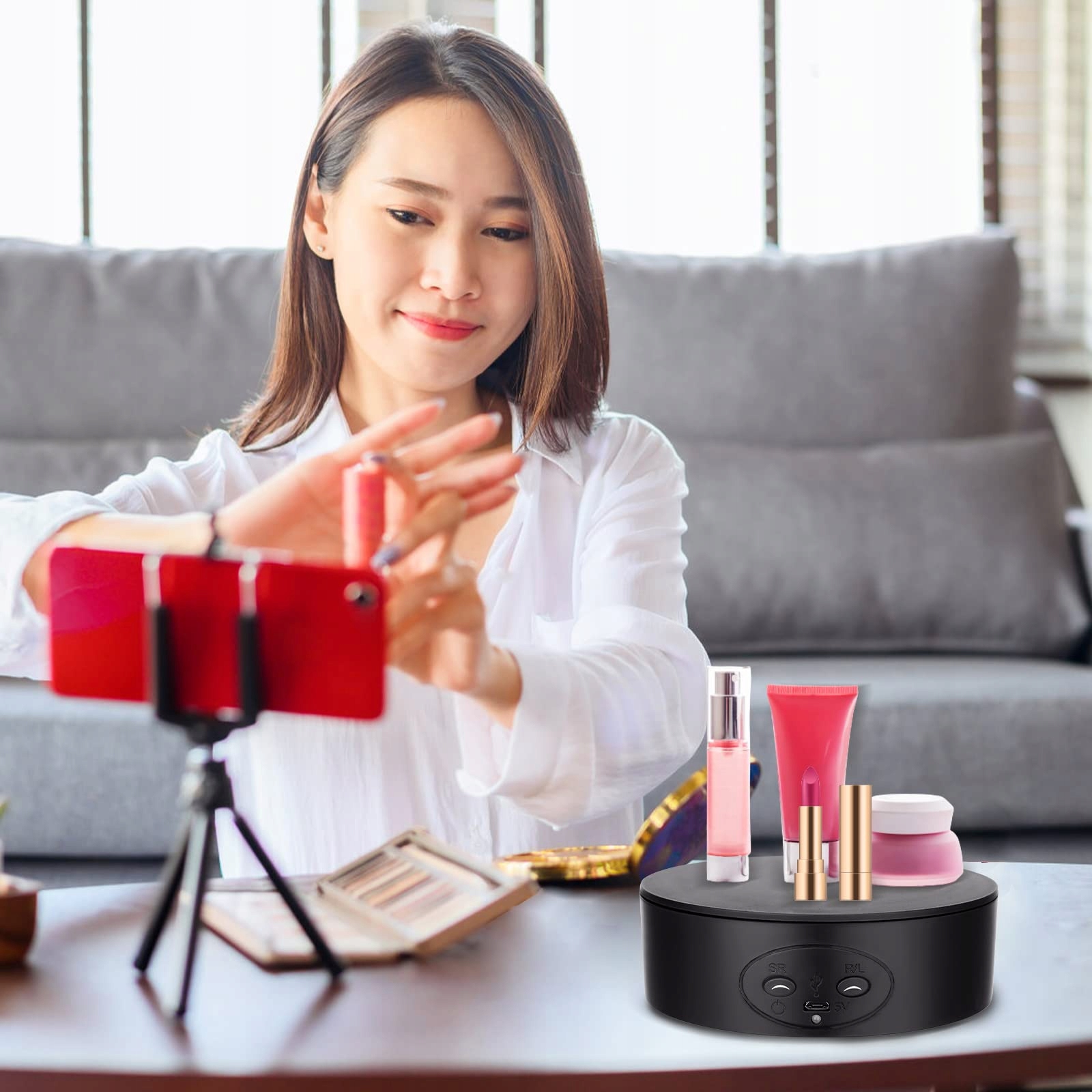 STÓŁ PODSTAWKA FOTOGRAFICZNY DO ZDJĘĆ 360° OBROTOW EAN (GTIN) 191491391736