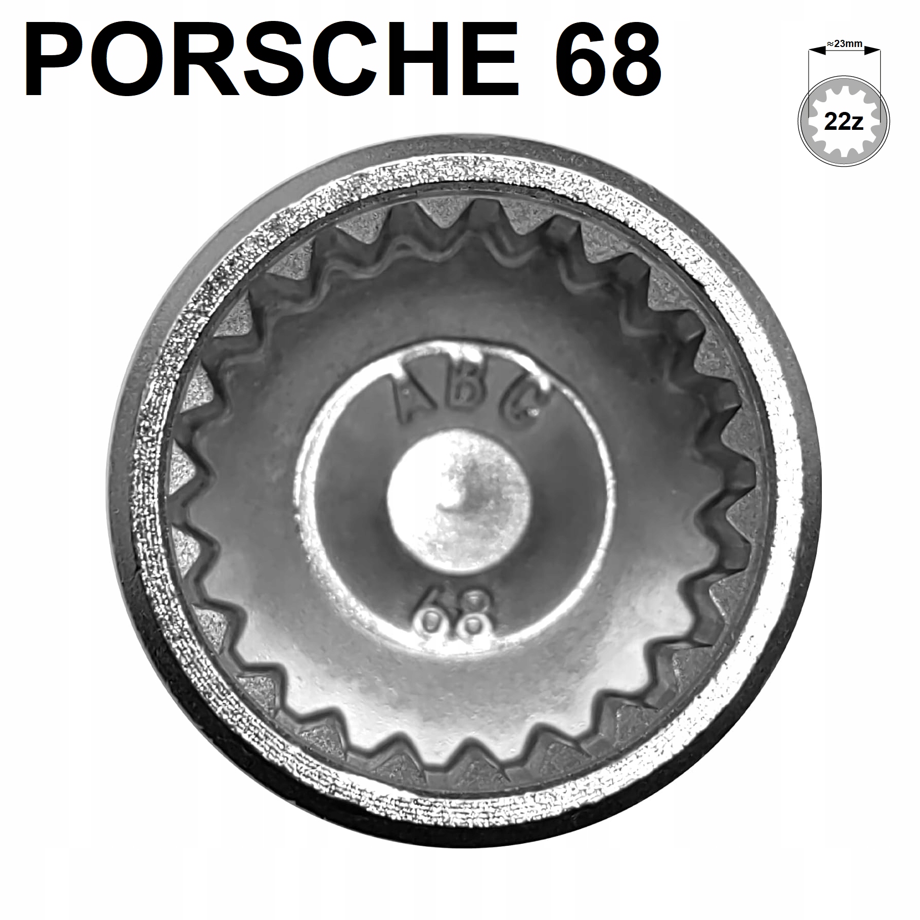 Nástavec Zlodějka Adaptér Pro Zabezpečení Šroubů Kol Porsche Vw Touareg Typ: 68