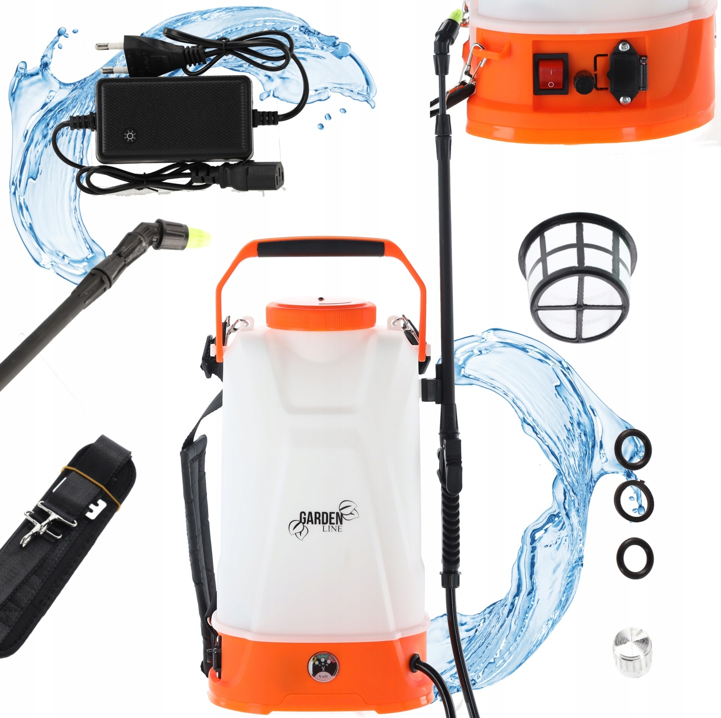 Opryskiwacz Akumulatorowy Ciśnieniowy Spryskiwacz Ogrodowy Przenośny 9 L