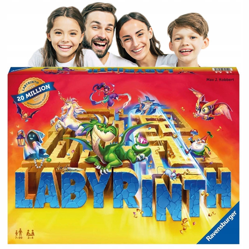 Planszowe Gry dla Dzieci od 8 Lat Labyrinth Rodzinna Zabawa