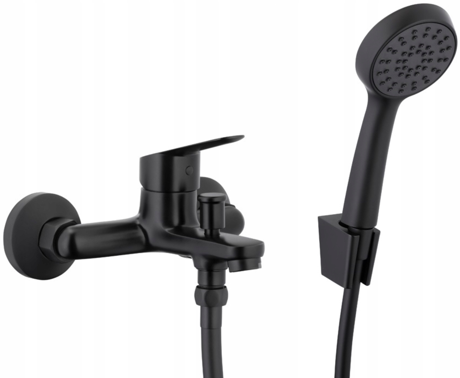 Kfa Nástenná Vaňová Batéria So Súpravou Na Sprchovanie Sparc, Čierna