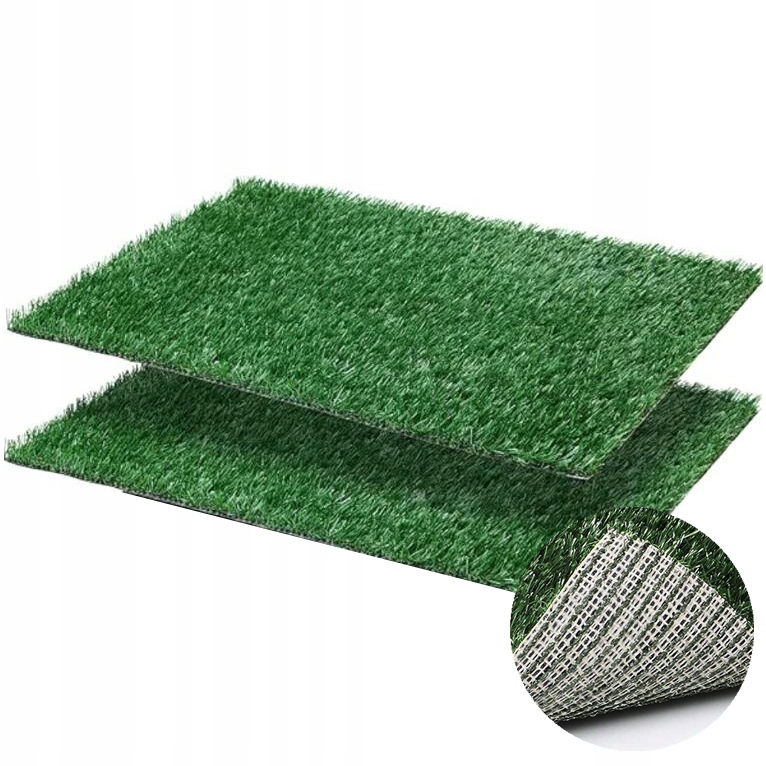 Levně Umělá tráva pro psy 51*63 cm, podložka z umělé trávy pro psy, 2 kusy