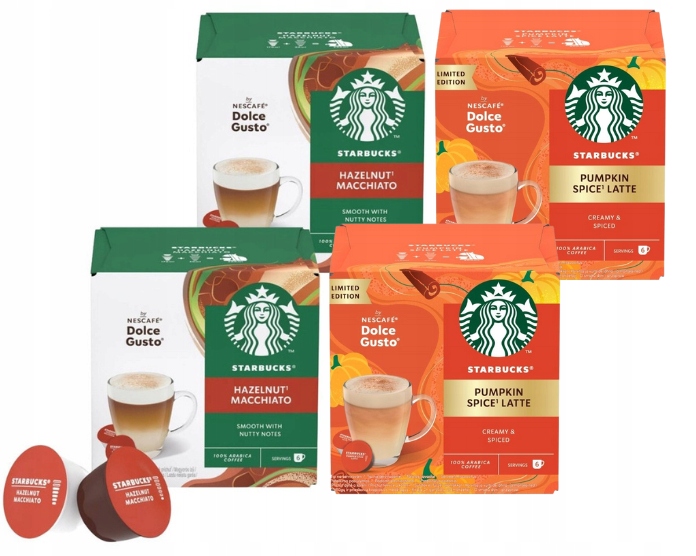 Zestaw Kapsułki Nescafe Dolce Gusto Starbucks 48 szt