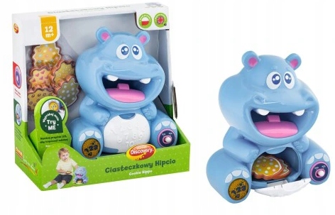 DUMEL Ciasteczkowy Hipcio Interaktywny MÓWI PL 1+ Szerokość produktu 23 cm