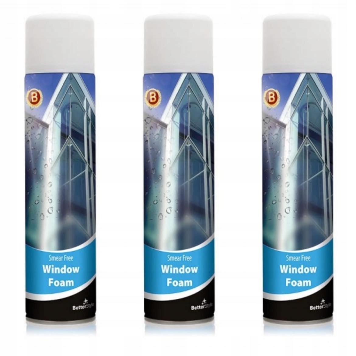 

Pianka do mycia szyb 3x400ml Betterware