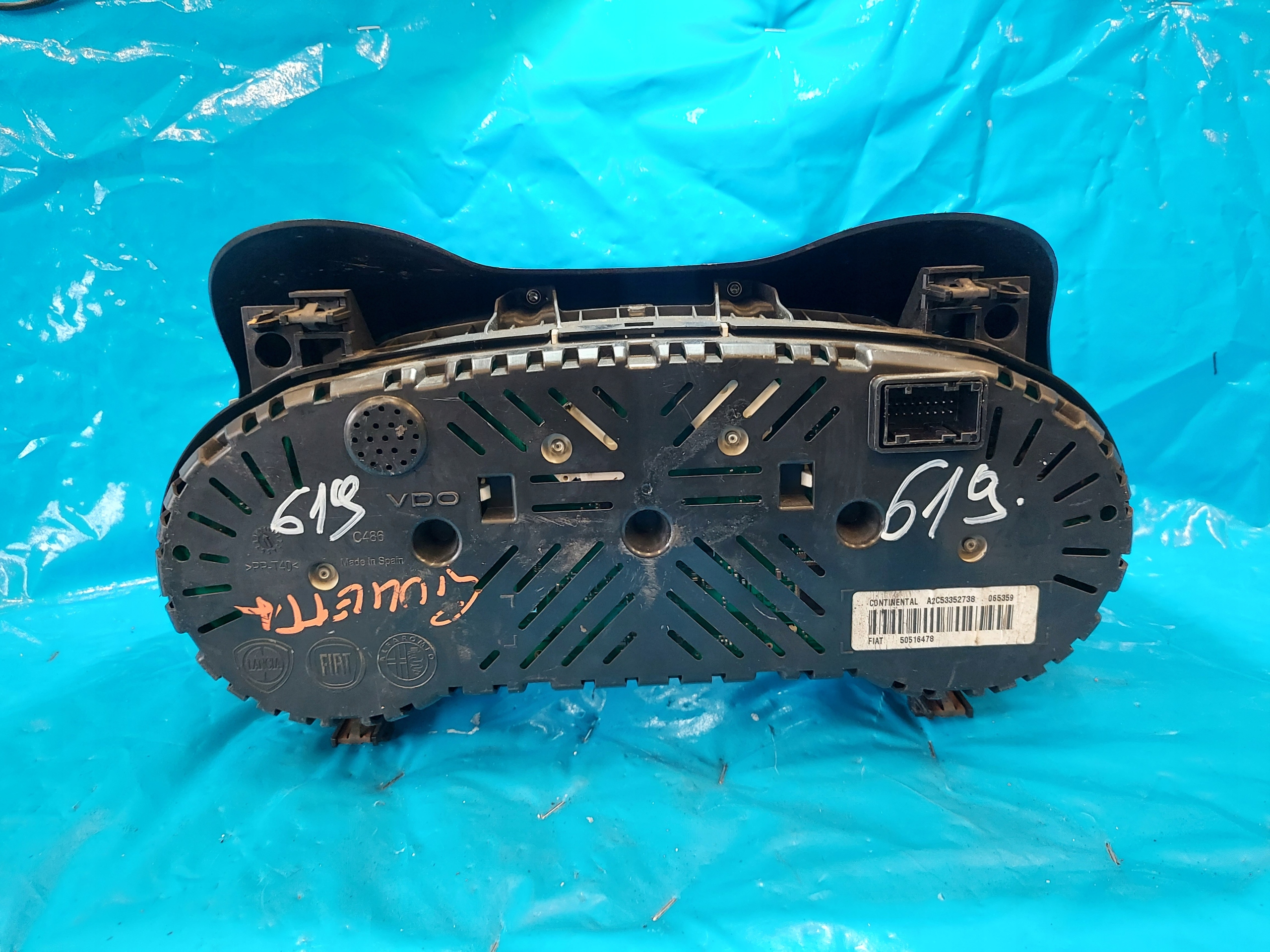 dials clock GIULIETTA 1.6 MJTD 50516478