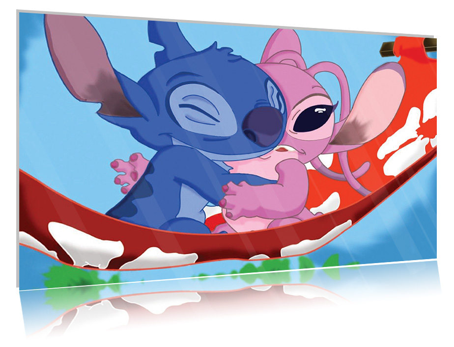 

Obraz szklany na szkle Lilo & Stich 05 30x20
