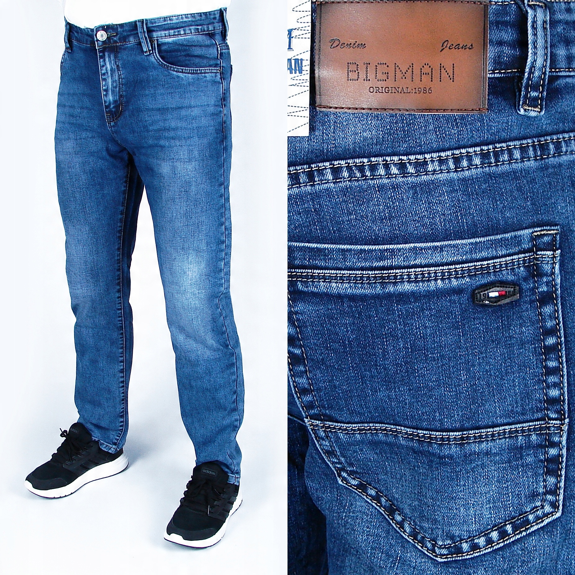 

Spodnie Męskie Jeansowe W 37 L 30 W98 -100 cm