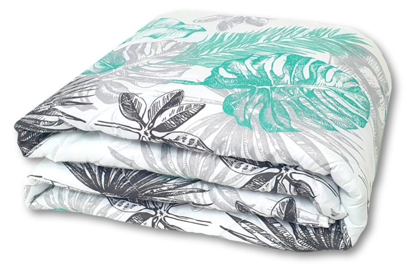 Kołdra LETNIA 160x200 ANTYALERGICZNA lekka MONSTERA Wzór 7