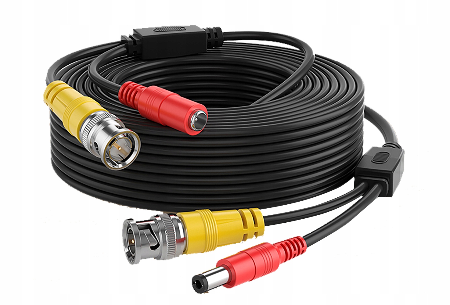 Gotowy Kabel Przewód Do Kamer 50 Metrów Monitoring Video Zasilanie