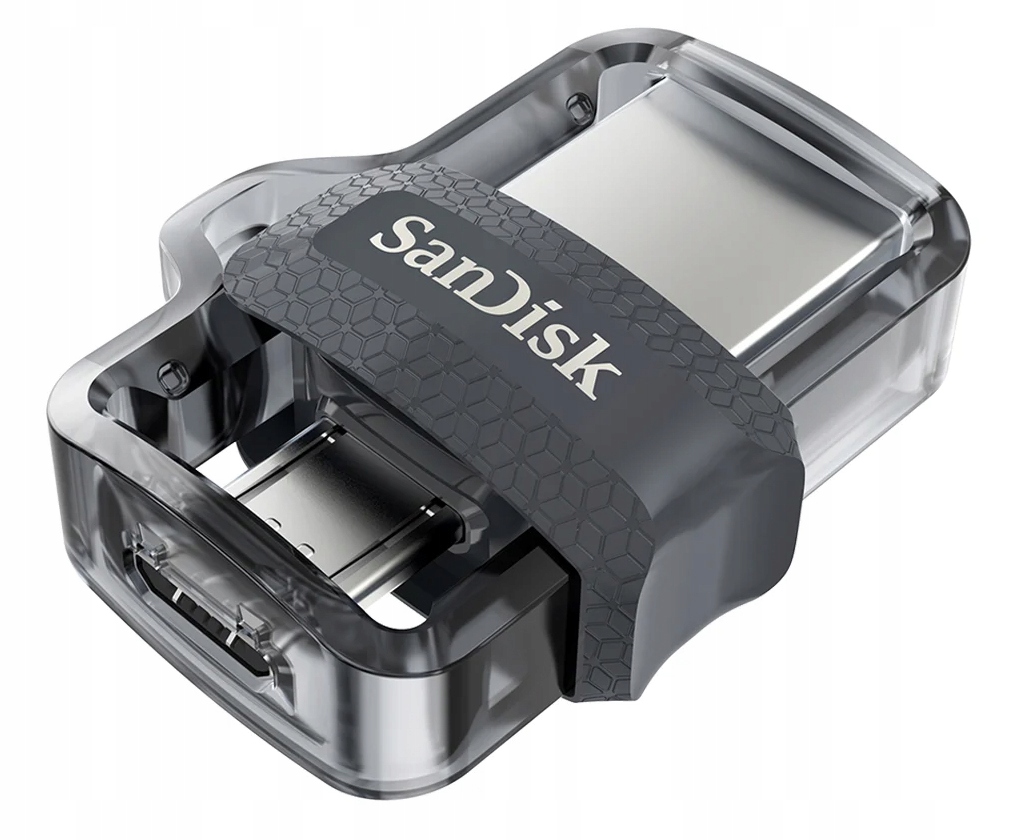PENDRIVE SANDISK 32GB DUAL USB DRIVE MICRO 3.0 Kolor srebrny