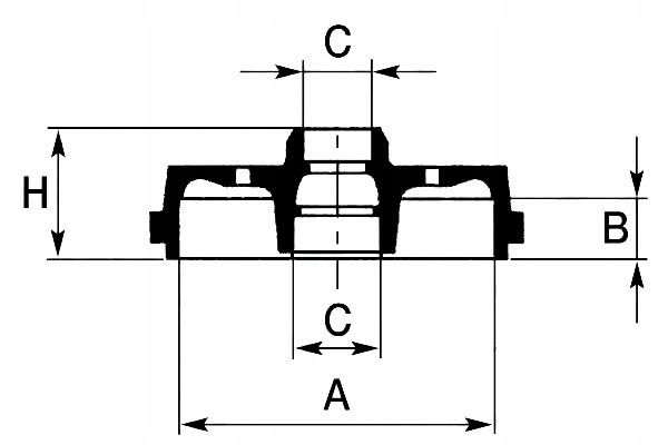 Brzdové Bubny Audi 80 90 1.6/1.6D 09.86-09.91 Lp balík vodiča #14
