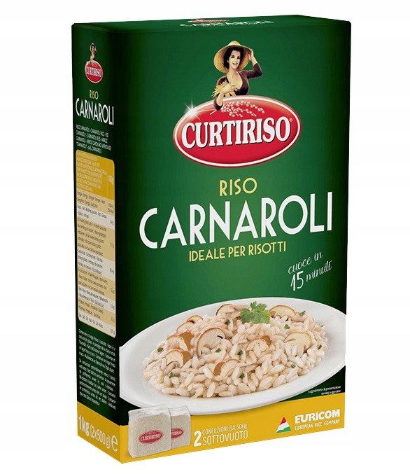 Levně 2x Rýže Riso Carnaroli Ideale pro Risotti 1kg Curtiriso
