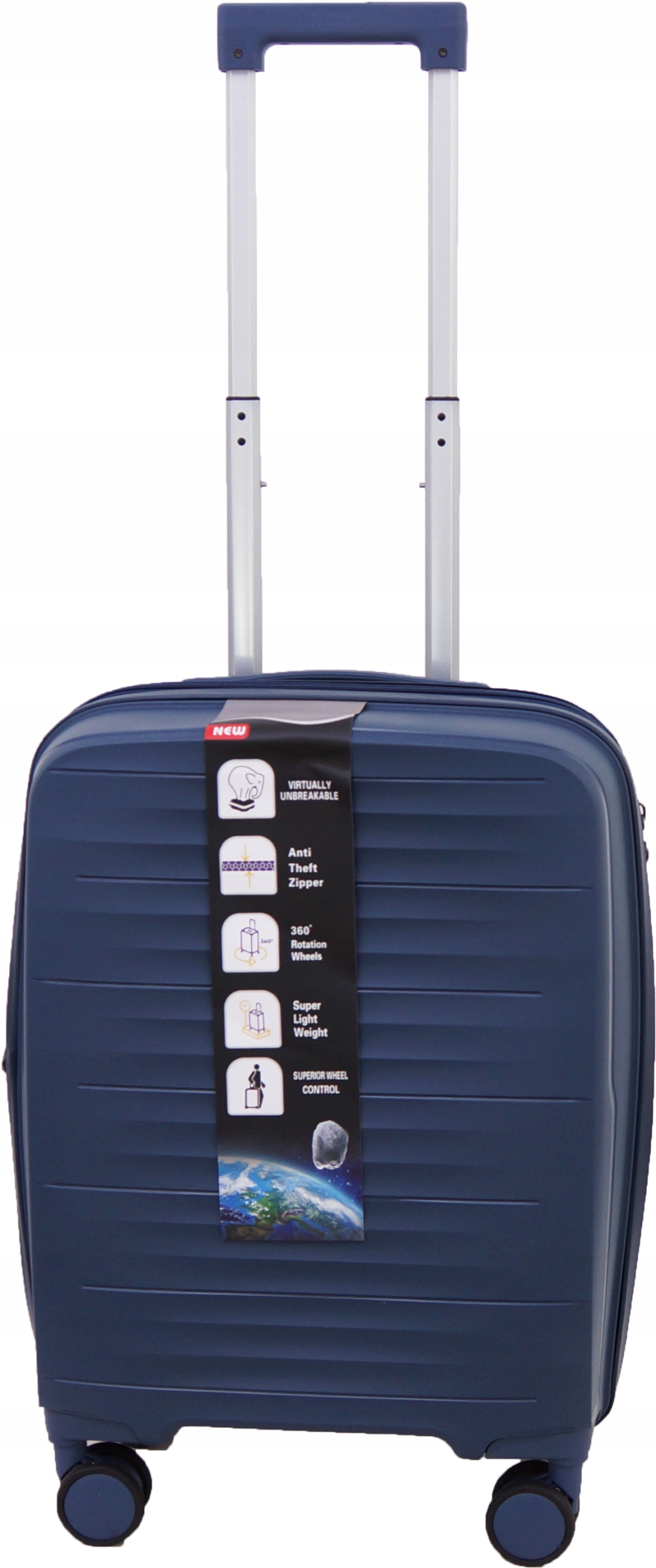 Walizka Mała Na Kółkach Podróżna Gravitt Polipropylen 251 Twarda Torba Exp