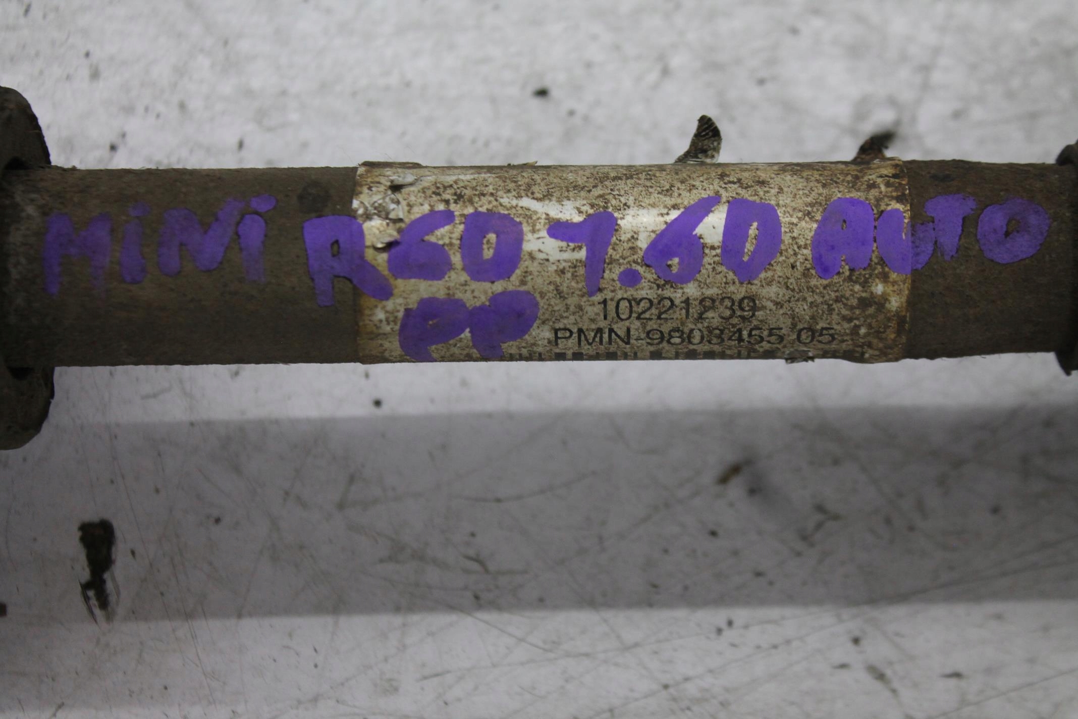 semi-axis right front 9803455 MINI R60 1.6D 10-16