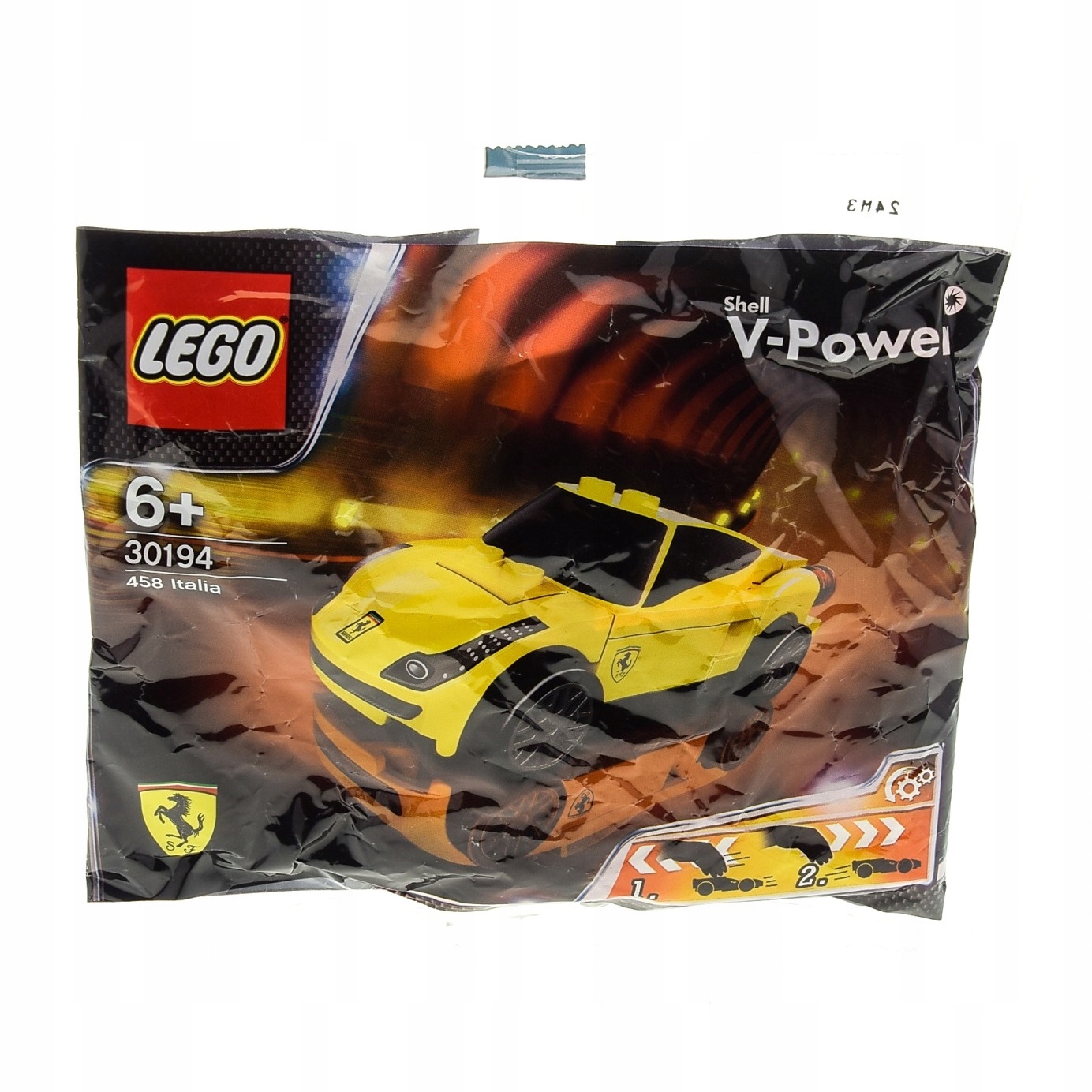 30194 Lego Ferrari Racers Shell 458 Italia polybag Misb 2012