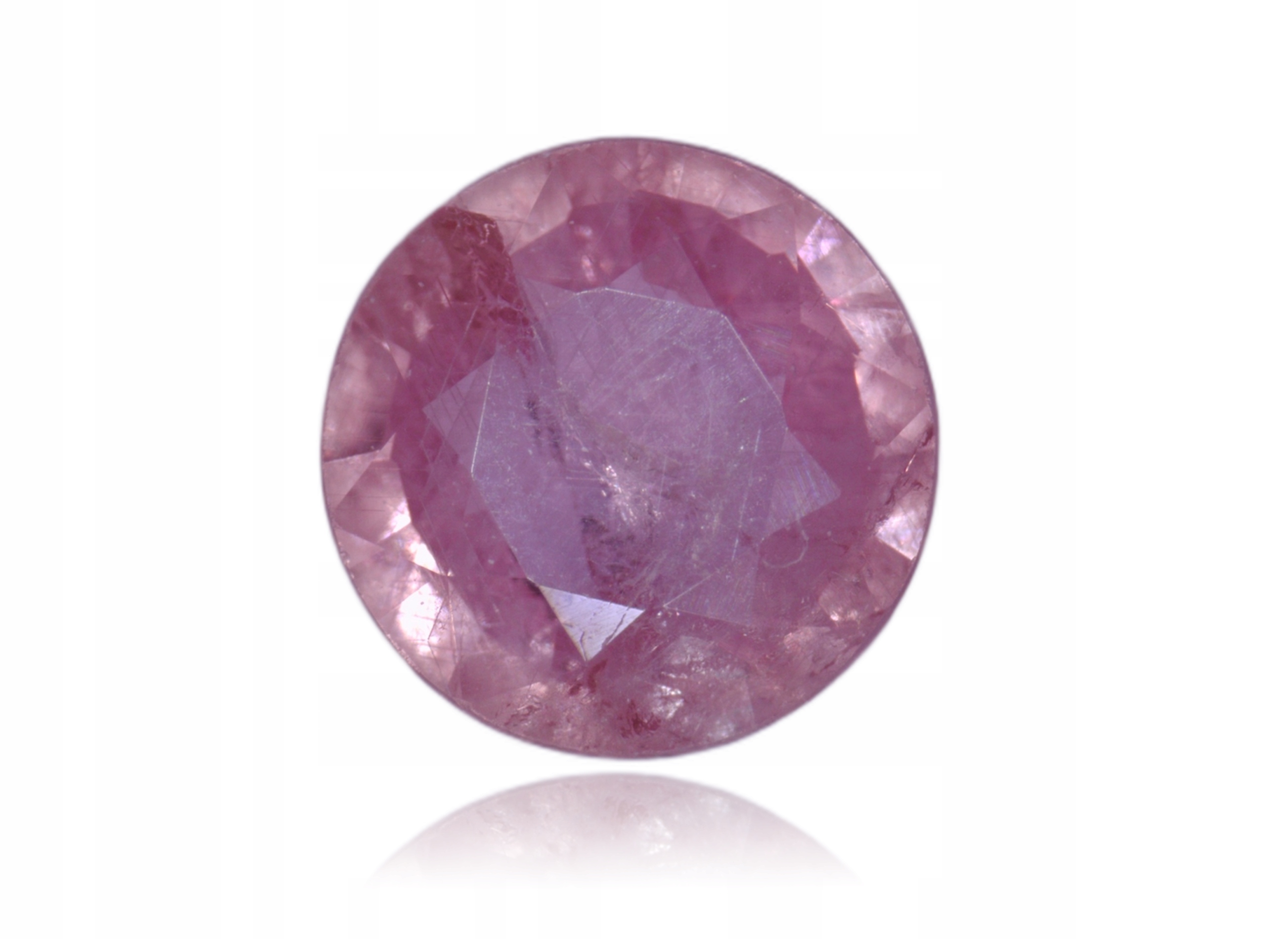 Safír 0.33ct Růžový Kulatý eCertifikát Wbd