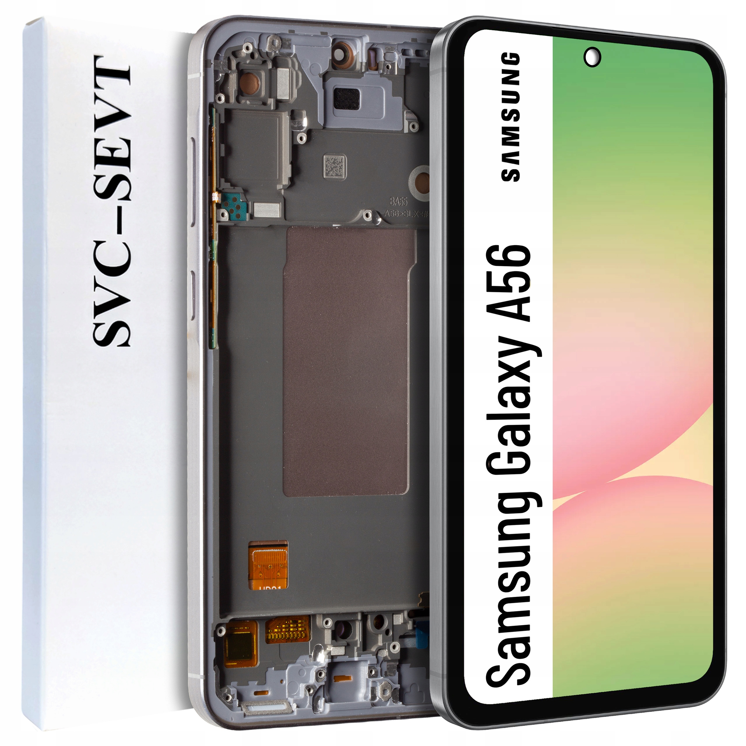 Displej pro Samsung A56 LCD displej Rámeček Černá Originál Zila SM-A566B