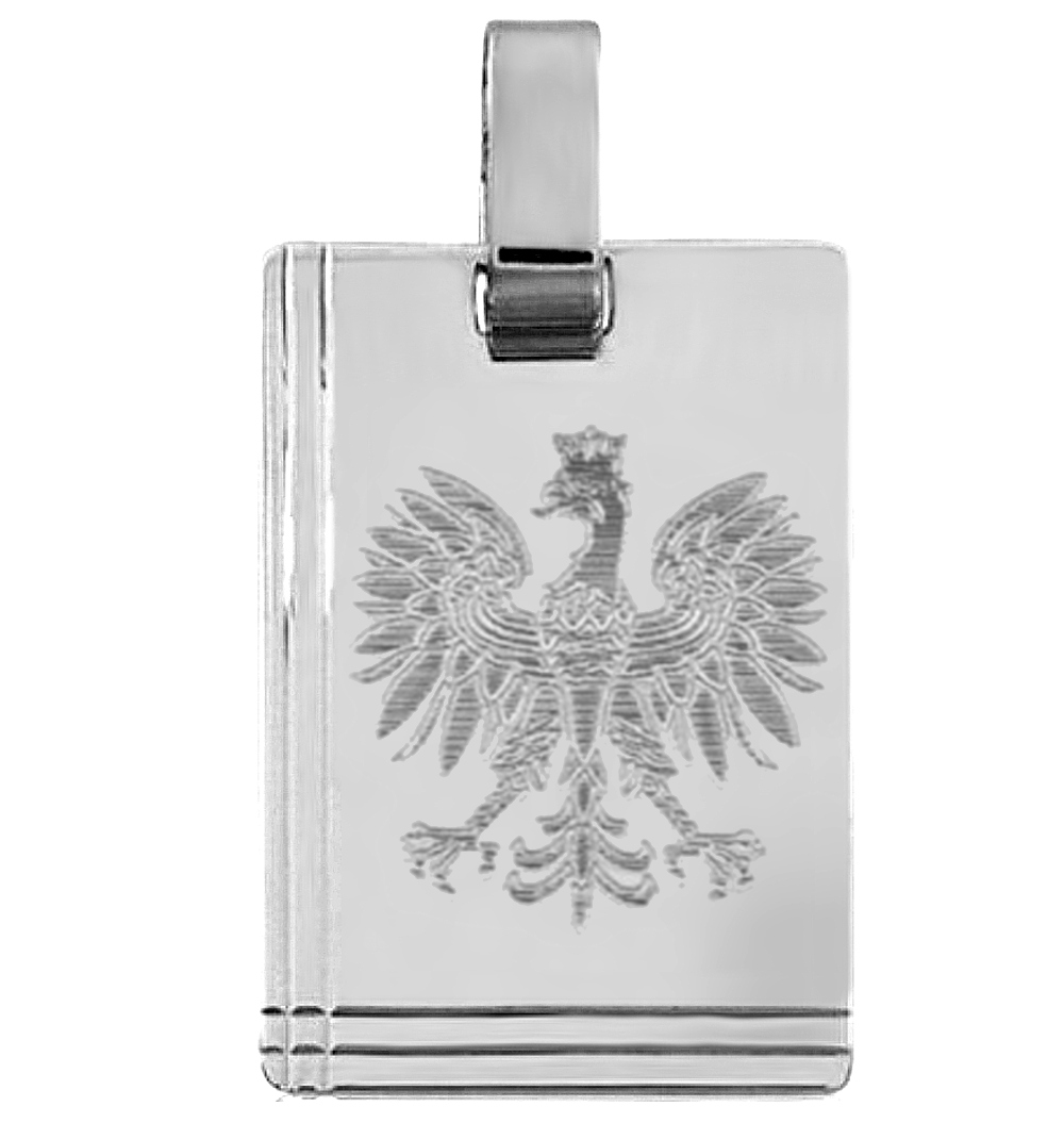 Stříbrný Přívěsek Vojenská Známka S Orlem Orel 925