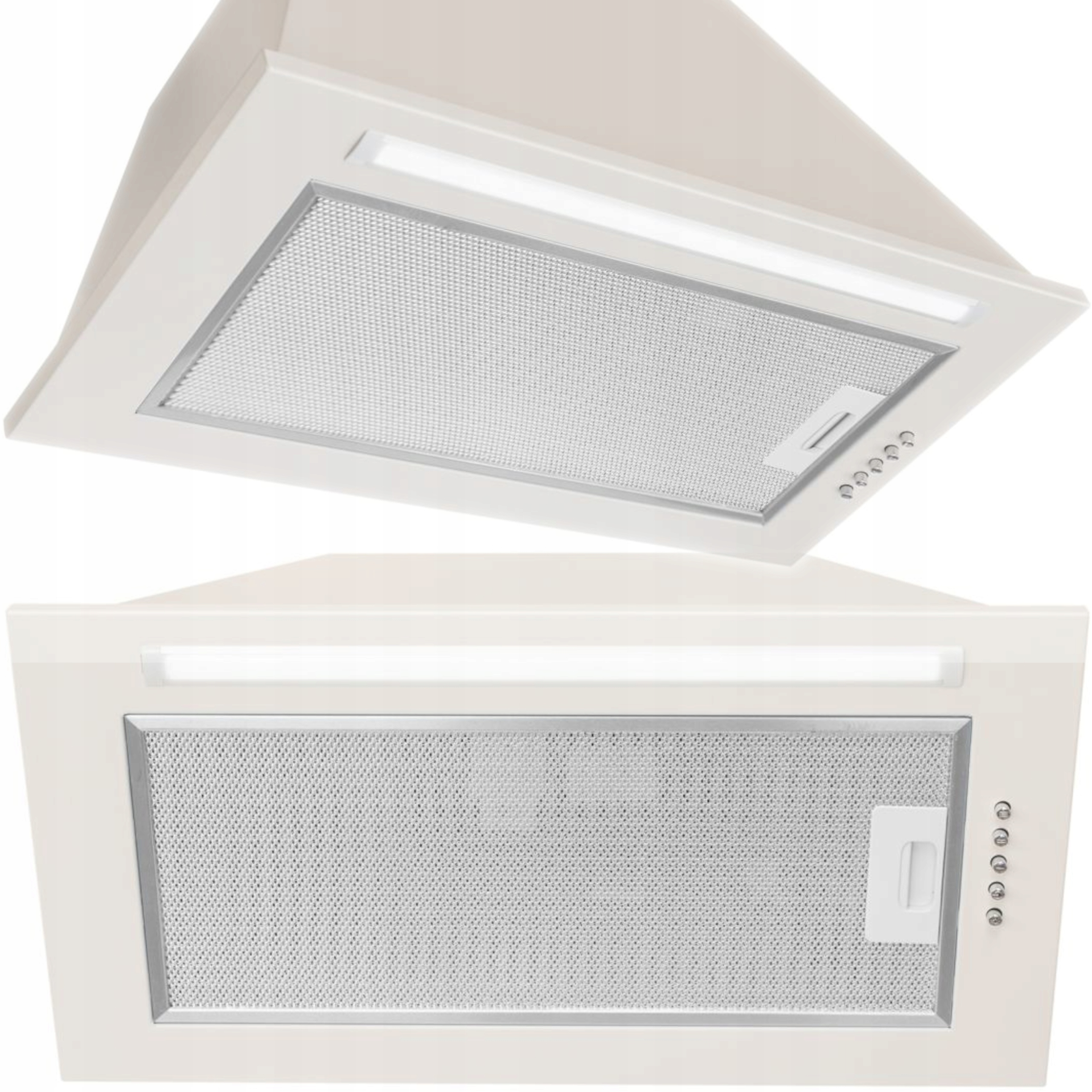 Okap kuchenny do zabudowy podszafkowy Toflesz Linea Bravo 60 cm Kaszmir Led