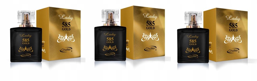Chatler Lady 585 Gold 3x100 ml parfémovaná voda