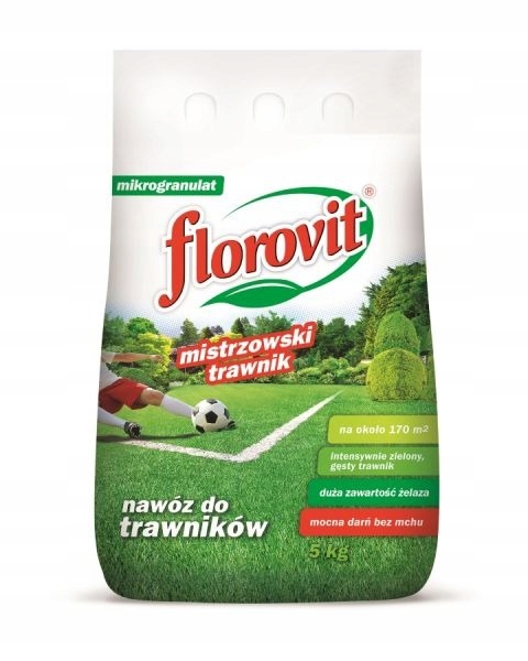 FLOROVIT Nawóz mistrzowski trawnik antymech worek EAN (GTIN) 5900861142381