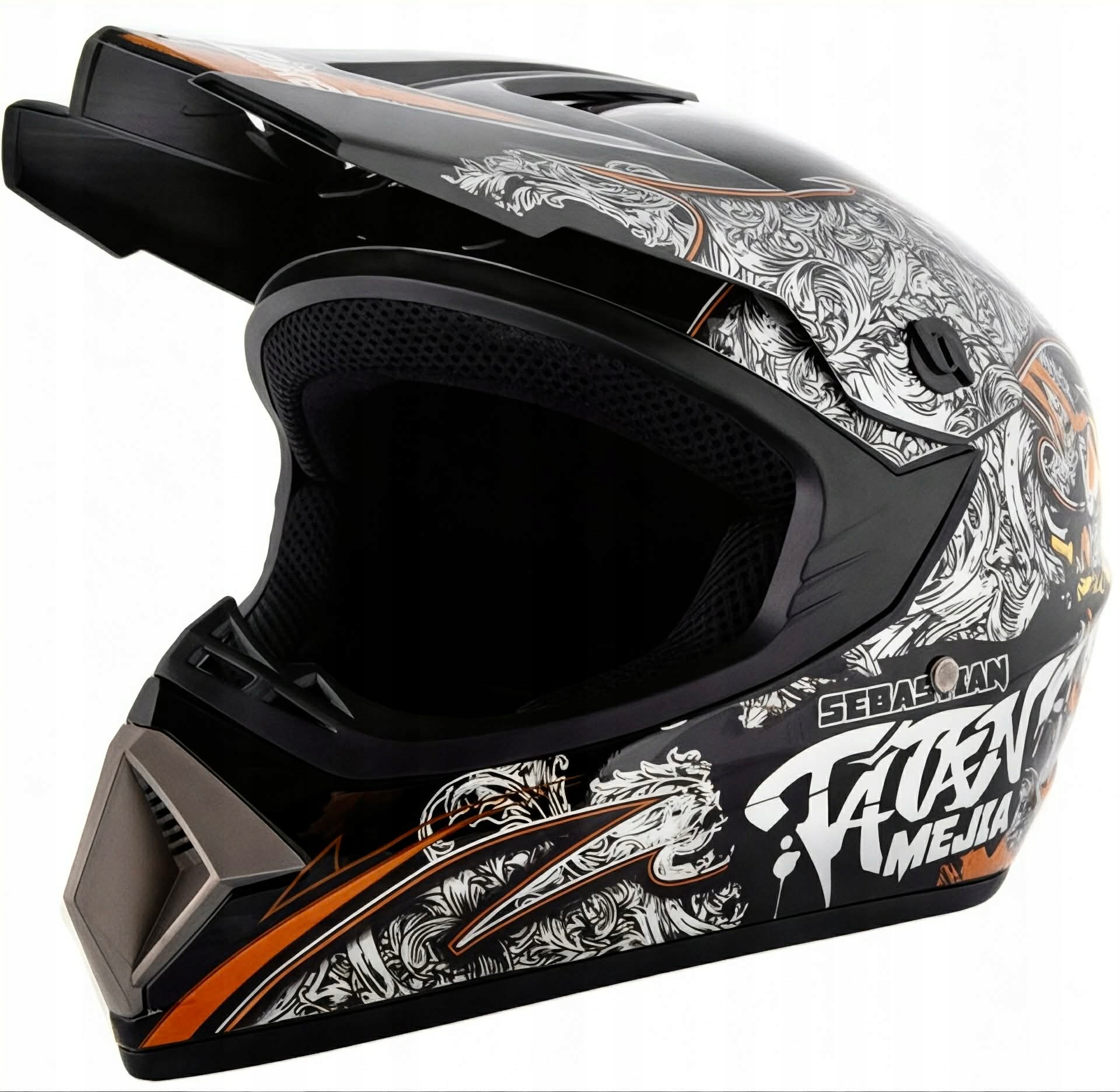 Kask Crossowy Lekki Enduro Quad Cross Kask Na Hulajnogę Xs 53-54cm