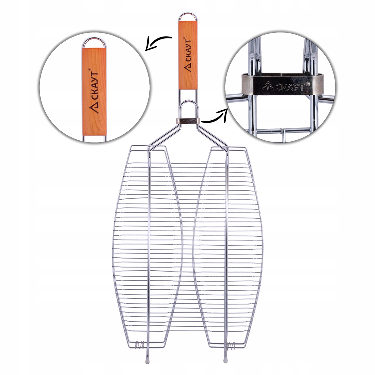 RUSZT DO GRILLOWANIA RYB MIĘSA STEKÓW GRILL Materiał stal