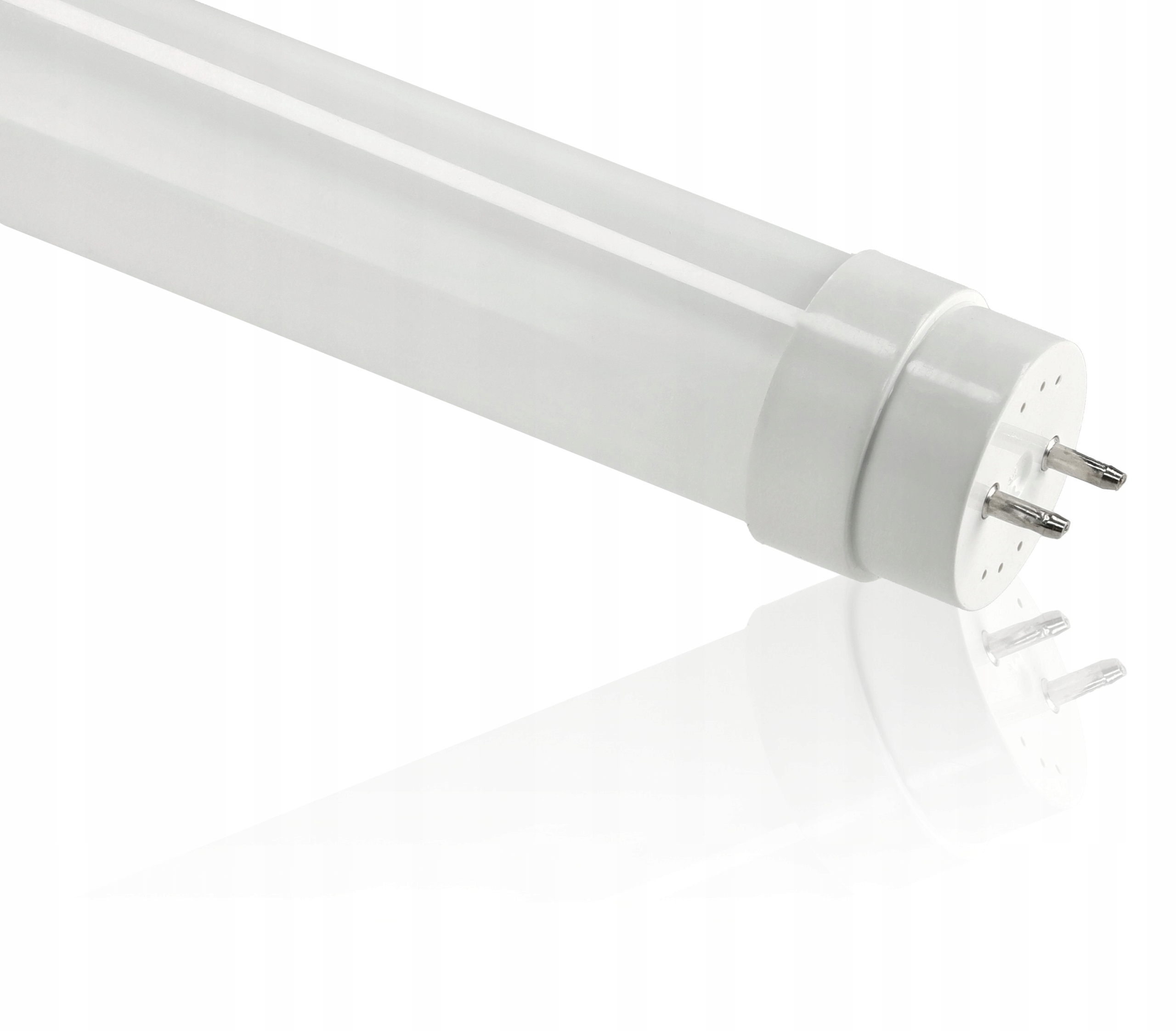 4x Tuba Świetlowka LED 18W T8 120cm 1800lm 4000K Neutrální barva pro garážové osvětlení Barva neutrální bílá