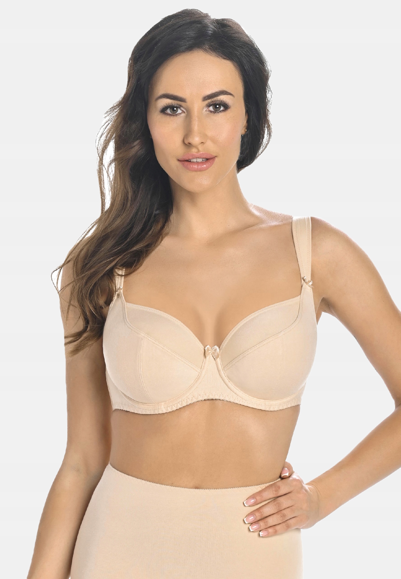 Bavlněná měkká podprsenka s kosticemi Eco comfort Teyli